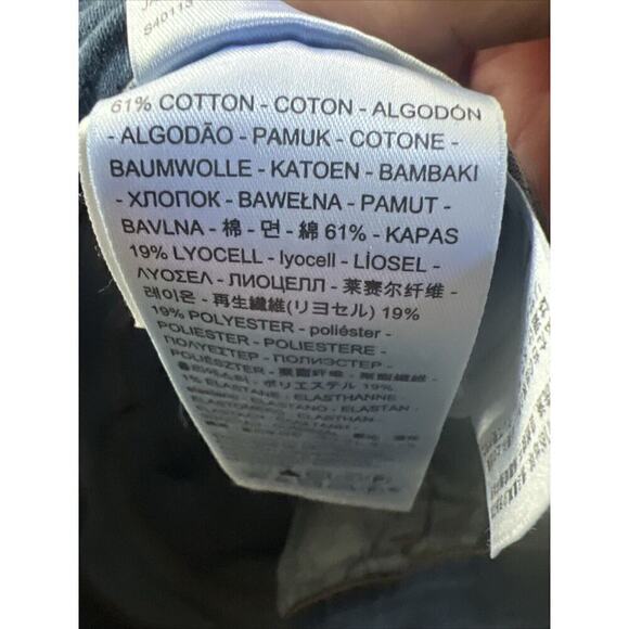 EUC LEVI'S Womens 720 High Rise Skinny Jeans W27 L30 Navy Blue Cotton - Picture 6 of 6